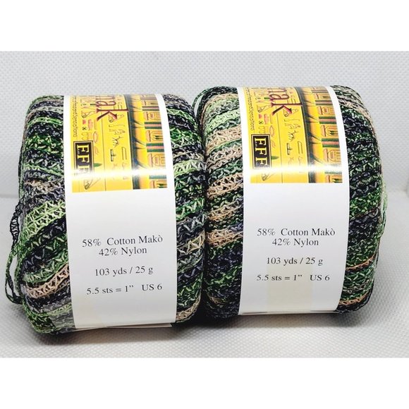 Karnak Italian Made Dye Lot Cotton/Nylon Yarn - 103yds | Soft and Durable Yarn - Picture 8 of 12